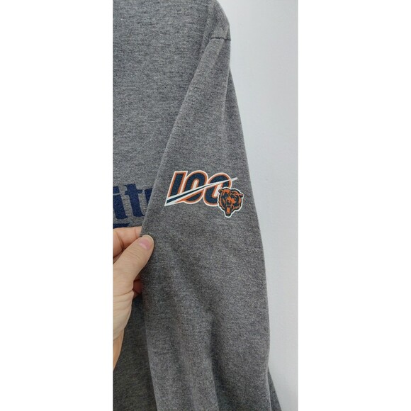 Miller Lite Chicago Bears Collab Adult Size Small Hooded Pullover Shirt Top - Picture 5 of 11